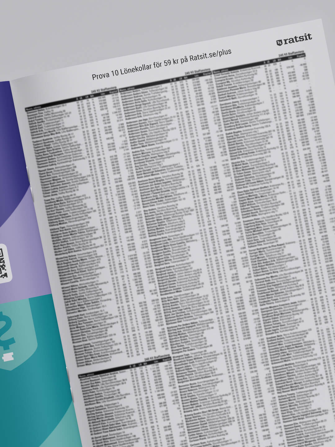 Visar exempel på inkomstsida i Ratsitkatalogen